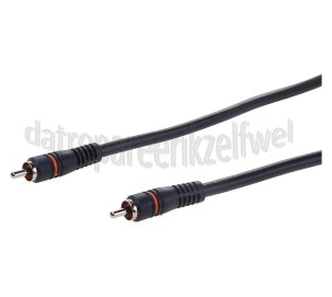 Foto van Easyfiks Tulp Kabel Digitale Coax Kabel, Tulp RCA Male - Tulp RCA Male 2.5 Meter, Afgeschermd 