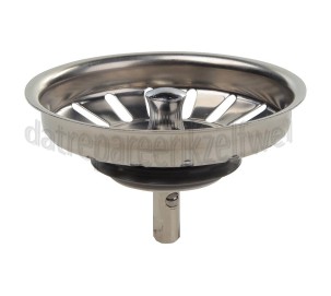 Foto van Easyfiks Afvoerzeef Zeefje D=8cm, H=4,7cm en 2,1cm lange pin met kogeltje 