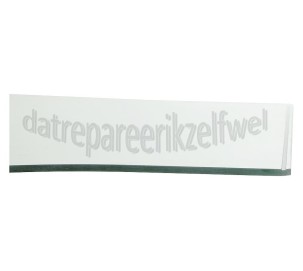 Foto van Whirlpool Glasplaat 473x285x4mm met groefje KDI11, ART374 