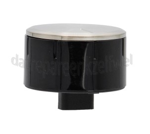 Foto van Bosch Knop Gasknop Zilver/Zwart PPP616B20E, PCR915B91E 