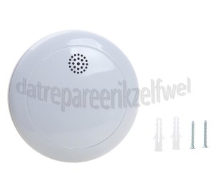 Foto van Smartwares Rookmelder RM218 Optisch Incl. 9V batterij (levensduur 10 jaar) 