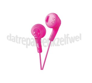 Foto van JVC Hoofdtelefoon Gumy, In Ear met krachtig geluid Roze met 1 meter snoer 