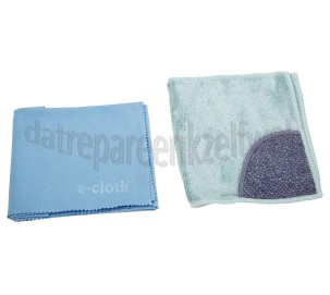 Foto van Bosch Doekje Set Microvezeldoekem, Reinigings- en Poetsdoek RVS oppervlakken en Glas 