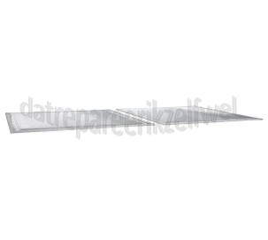 Foto van Bosch Filter Metaalfilter, 2 stuks 284 x 284 x 6 mm DHE635S01, LE6313002 