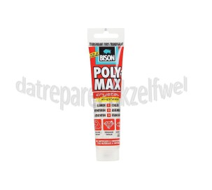 Foto van Bison Lijm Polymax, kleur transparant Montage en afdichtingskit 