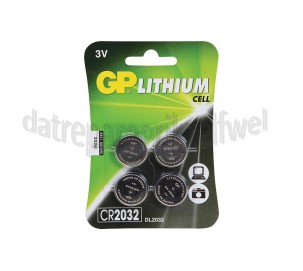 Foto van GP Batterij Knoopcel CR2032 3V DL2032 Lithium 