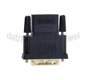 Foto van Easyfiks HDMI Adapter HDMI A Female - DVI Male Verloopstekker 