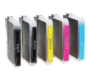 Foto van Easyfiks Inktcartridge LC-1100 Multipack BK/BK/C/M/Y DCP-6690CW, MFC-5890CN, MFC-5895CW 