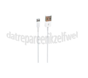 Foto van Apple Lightning cable USB kabel naar lightning, wit 0.5m Apple 8-pin Lightning connector 