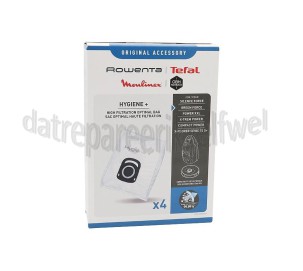 Foto van Rowenta Stofzuigerzak Hygiene+ Optimal Silence Force 4A, X-trem Power, RO3969EA 