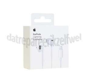 Foto van Apple Earpods In-ear met 1m lightning kabel Wit, ingebouwde afstandsbediening en microfoon 