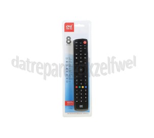 Foto van One For All Afstandsbediening Contour 8 Universele afstandsbediening voor 8 apparaten 