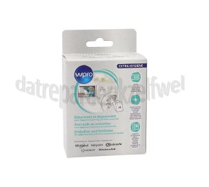 Foto van WPRO Ontkalker 3-in-1 Anti-kalk en Ontvetter Wasautomaten en Vaatwaswassers 