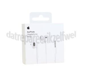 Foto van Apple Earpods Oordopjes met 1.2m kabel, wit 3.5mm jack aansluiting, ingebouwde microfoon en remote 