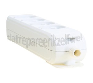 Foto van Tafelcontactdoos Randaarde 4 Voudig monteerbaar, zonder snoer Max. 3500W 