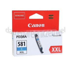 Foto van Canon Inktcartridge CLI 581XXL Cyan Pixma TR7550, TS6150 