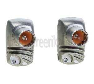 Foto van Technetix F-connector Set van 2 F-schroef stekkers, Coaxstekkers 4K Ultra HD, Ziggo geschikt 