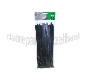 Foto van Bundelbandjes 300x7.8 mm Zwart Tiewraps 