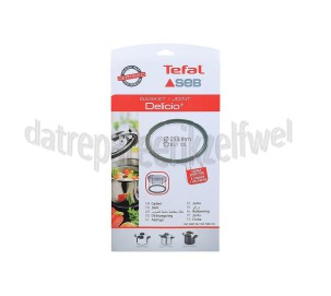 Foto van Tefal Afdichtingsrubber Ring rondom snelkookpan 253mm diameter Delicio Classic, Delicio Confort, Delicio Armatal 