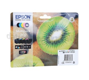 Foto van Epson Inktcartridge 202 Mulitpack BK/C/M/Y/PB XP202, XP302, XP412, XP6000, XP6005 