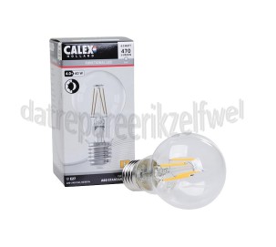 Foto van Calex Ledlamp Filament Standaardlamp 240V 4 Watt 470 Lumen 2700K E27 A80 Helder, Sensor 