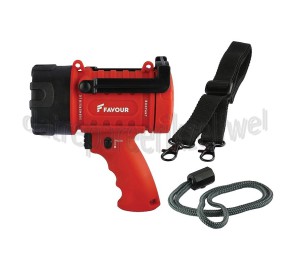 Foto van Favour Werklamp Spotlight 250 Lumen, 100 uur, 3xC batterij 