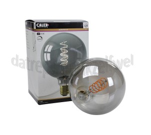 Foto van Calex Ledlamp LED Volglas Flex Filament Globelamp E27 4W 136Lm 240V 1800K Dimbaar 