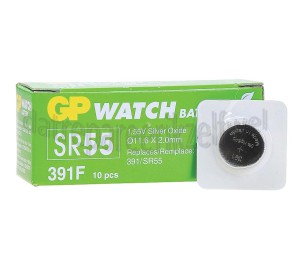 Foto van GP Batterij knoopcel zilveroxide 1,55V SR55 391 SR1120SW 