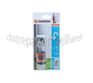 Foto van Gardena Koppeling Set snelaansluitstukken Kraanstuk, slangstuk en draadadapter 