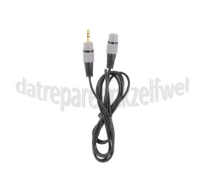 Foto van Easyfiks Jack Verlengkabel Jack 3.5mm Stereo Male - Jack 3.5mm Contra Stereo Female 1.5 Meter, Zwart, Verguld 