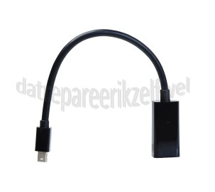 Foto van Easyfiks Displayport Kabel Mini DisplayPort Male naar HDMI Female Adapterkabel 0.2 Meter, zwart 
