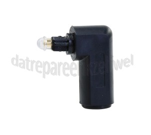 Foto van Easyfiks Optische Kabel Toslink adapter haaks Male - Female 90 graden 