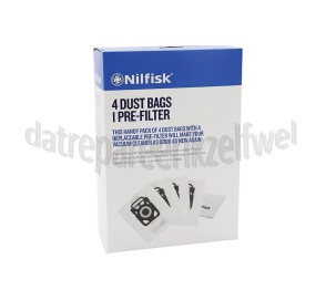 Foto van Nilfisk Stofzuigerzak Synthetisch Elite series, Extreme series 