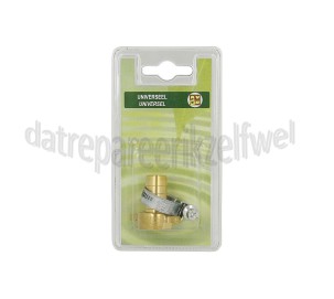 Foto van Talen Tools Koppeling Kraankoppeling Messing 1/2""kraan, doorsnede 12-18mm 