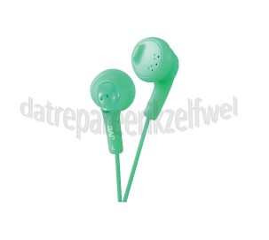 Foto van JVC Hoofdtelefoon Gumy, In Ear met krachtig geluid Groen met 1 meter snoer 