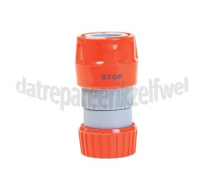 Foto van Talen Tools Koppeling Snelkoppeling met stop en slanghouder 12-18mm, 1/2"" 