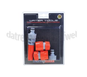 Foto van Talen Tools Starterset Besproeiingsset Tuinspuit, kraanstuk, slangkoppelingen 1/2 en waterstop 