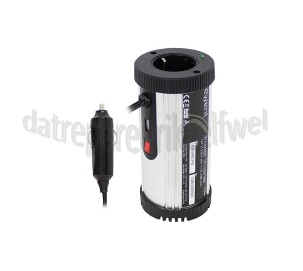 Foto van Eminent USB Autolader 150W Omvormer, USB 2.1A poort 12V naar 230V 