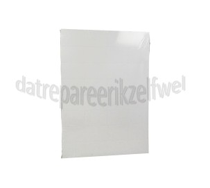Foto van Papier prijslabel 52x37mm Vimex, 170grams A4 Wit voor gestanst (prijsrail) 