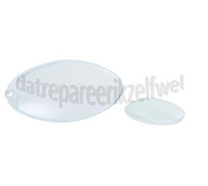 Foto van Glaasje Van lamp 100x54mm ZHC94ALU,ZHG511G, 