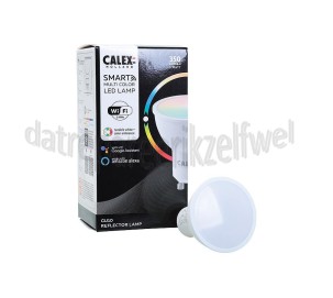 Foto van Calex Ledlamp Smart LED Reflector lamp GU10 SMD RGB 220-240V, 4,9W, 345lm, 2200-4000K 
