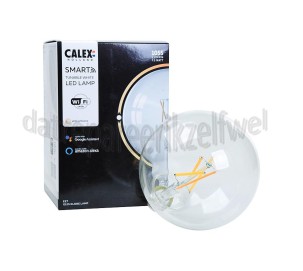 Foto van Calex Ledlamp Smart LED Globelamp G125 E27 Filament Clear 220-240V, 7,5W, 1055lm, 1800-3000K 