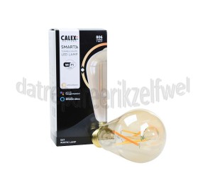 Foto van Calex Ledlamp Smart LED Filament Rustic Gold lamp ST64 220-240V, 7W, 806lm, 1800-3000K 