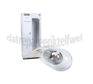 Foto van Calex Ledlamp Sundsvall Clear/Titanium Fusion LED lamp E27 3W 100lm 2200K Dimbaar 
