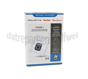 Foto van Rowenta Stofzuigerzak Hygiene+ Optimal Silence Force 4A, X-trem Power, Compact Power 