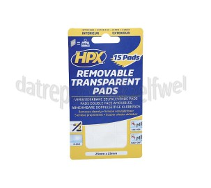 Foto van HPX Tape Powerpads, dubbelzijdige bevestigingspads Verwijderbaar 