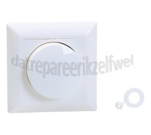 Foto van Ecodim Dimmer LED Smart Dimmer fase afsnijding 0-200W, 230V, druk/draaischakelaar 