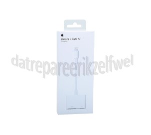 Foto van Apple Lightning cable Lightning male naar HDMI female, 15 cm Apple Lightning 