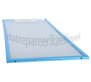 Foto van Pelgrim Filter Metaal 540 x 176 mm SLK650KORP03, SLK650RVSP02 
