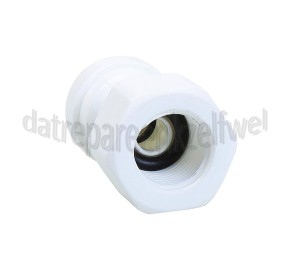 Foto van Wartel Kraanaansluiting schroef, 7/16, Easy Fit, 6mm Amerikaanse koelkasten 
